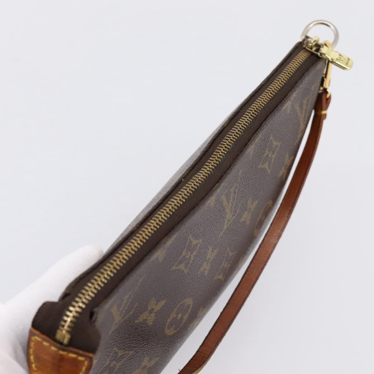 Louis Vuitton Pochette Accessoires Nm Monogram Canvas Brown Canvas Clutche & Pouche Bag (Pre-Owned)