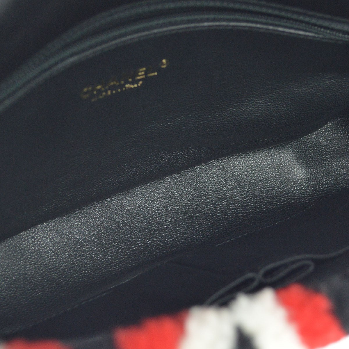 Chanel Emoticon Cc Flap Shearling With Quilted Lambskin Multicolour Leather Handbag (Pre-Owned)