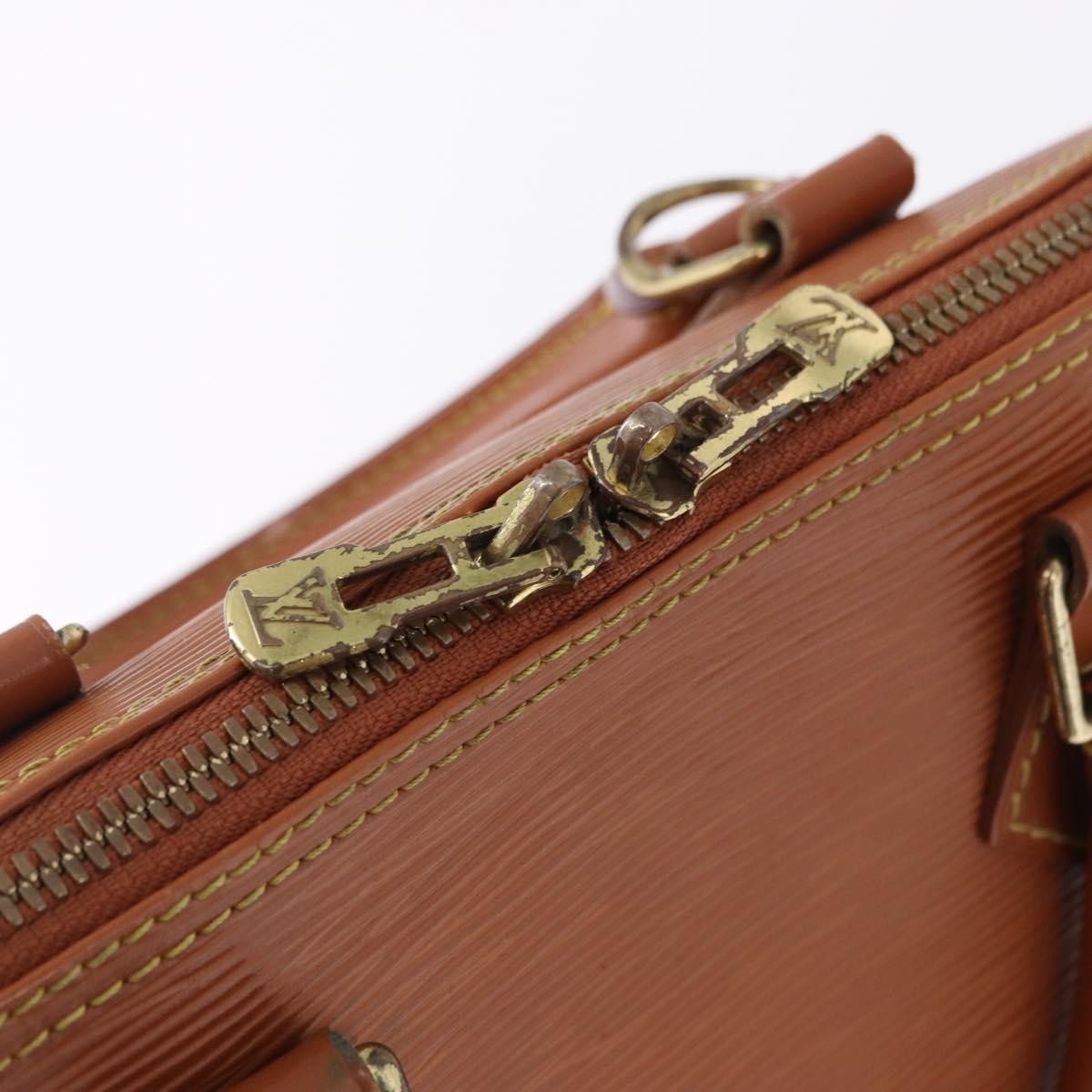 Louis Vuitton Alma Epi Leather Gold Leather Handbag (Pre-Owned)