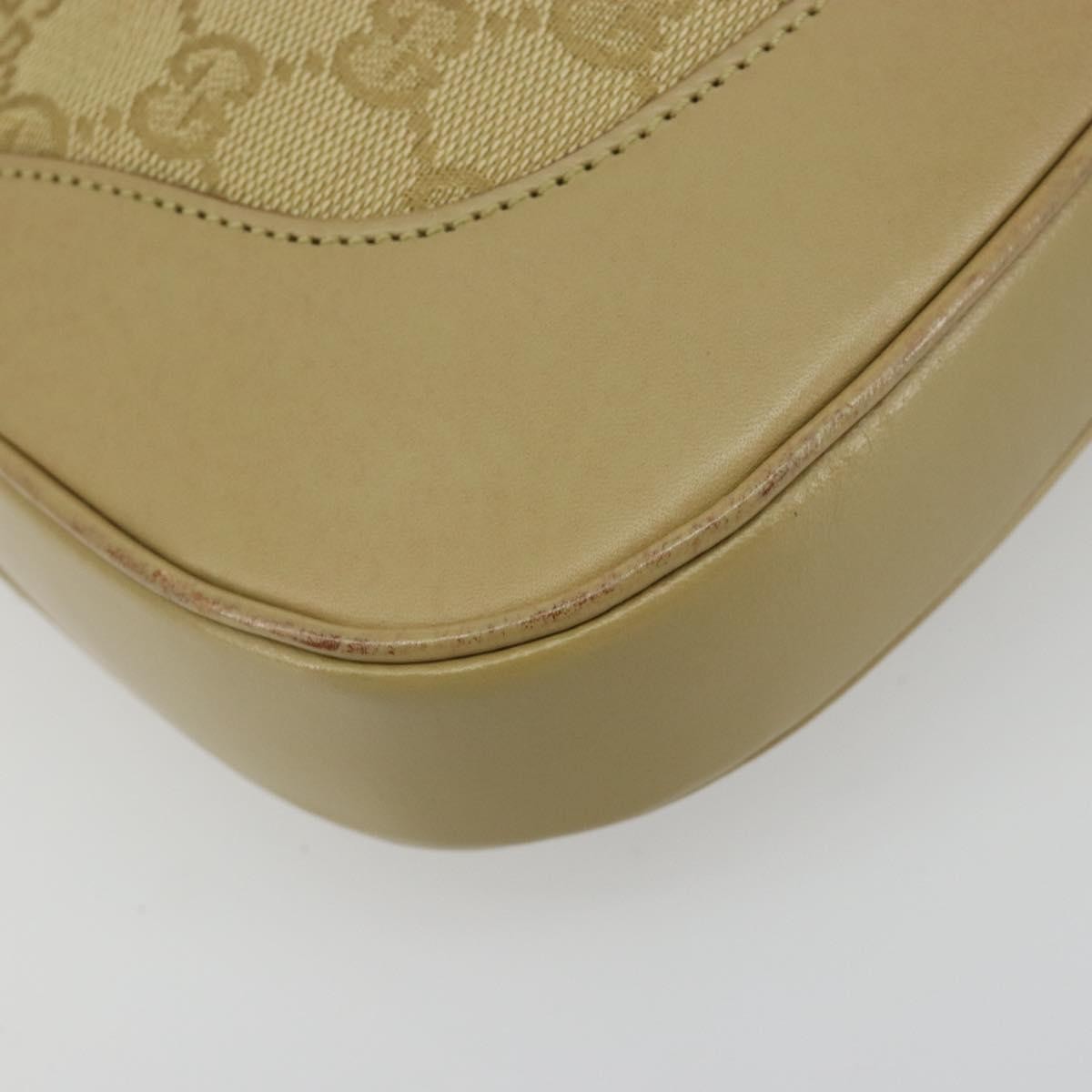 Gucci Web Jackie O Hobo Gg Canvas Beige Canvas Shoulder Bag Bag (Pre-Owned)