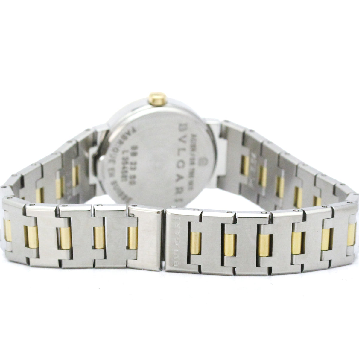 Bvlgari Bvlgari Quartz Stainless Steel And Yellow Gold Watch (Pre-Owned)