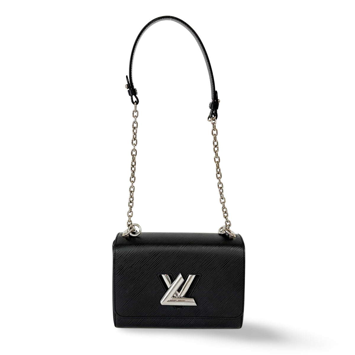 Louis Vuitton Twist Epi Leather Black Leather Handbag (Pre-Owned)