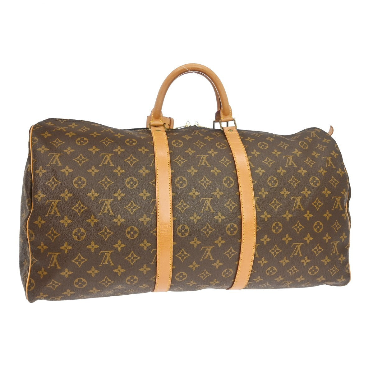 Louis Vuitton Keepall Monogram Canvas Brown Canvas Travel Bag Bag (Pre-Owned)
