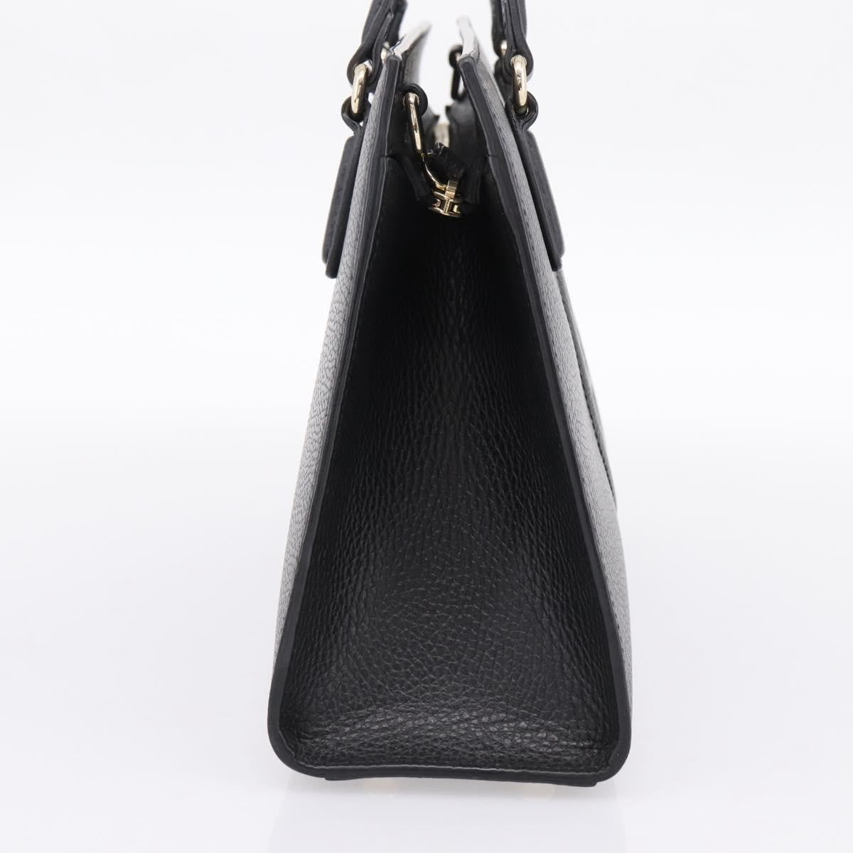 Gucci Soho Convertible Top Handle Satchel Leather Black Leather Handbag (Pre-Owned)