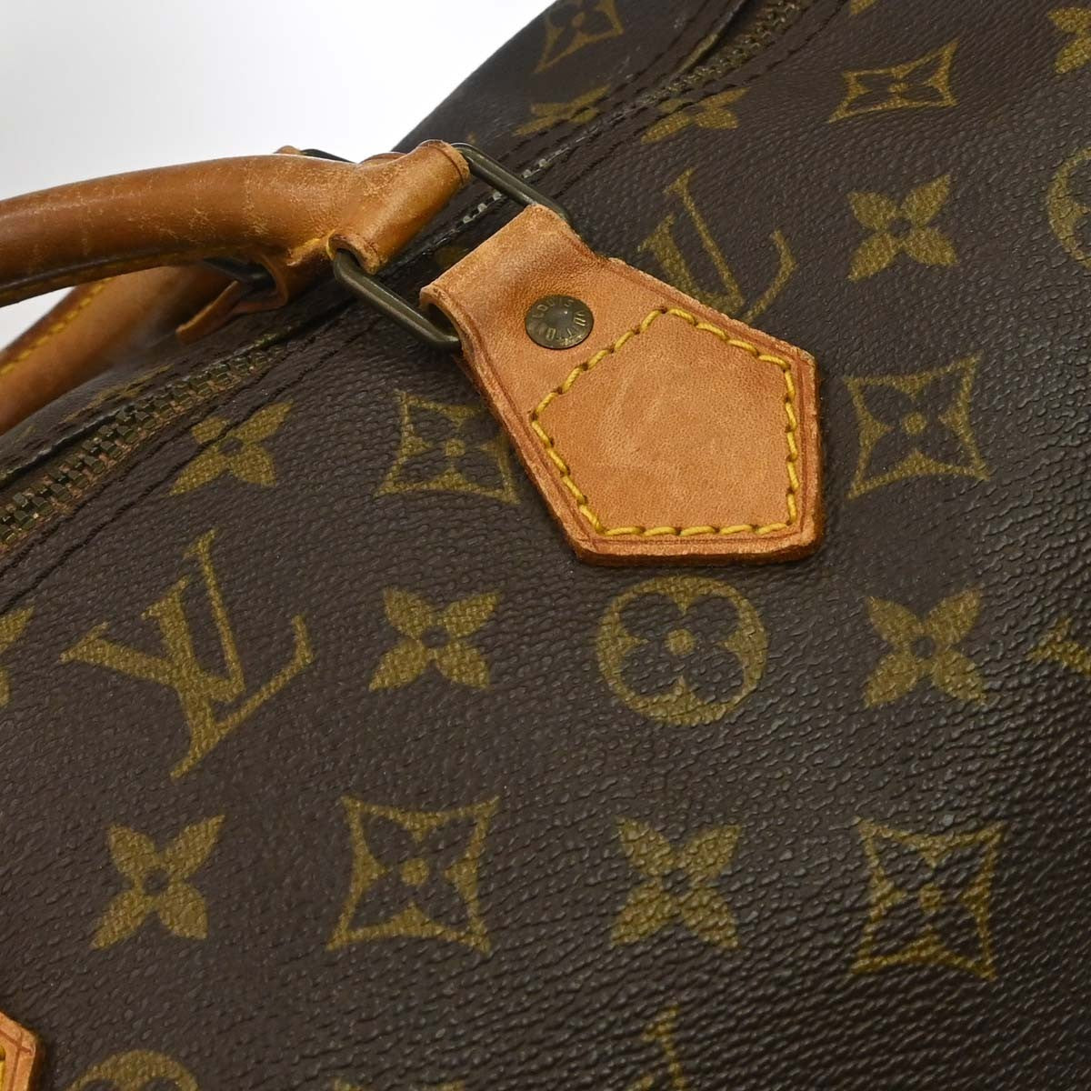 Louis Vuitton Speedy Monogram Brown Canvas Handbag (Pre-Owned)