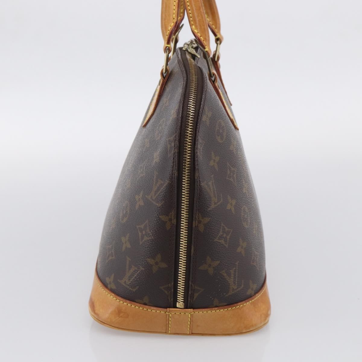 Louis Vuitton Alma Monogram Canvas Brown Canvas Handbag (Pre-Owned)