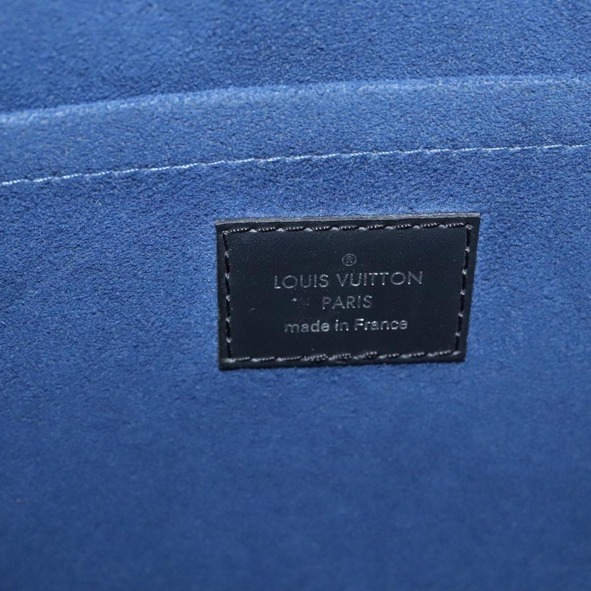 Louis Vuitton Pochette Jour Initials Epi Leather Black Leather Clutche & Pouche Bag (Pre-Owned)