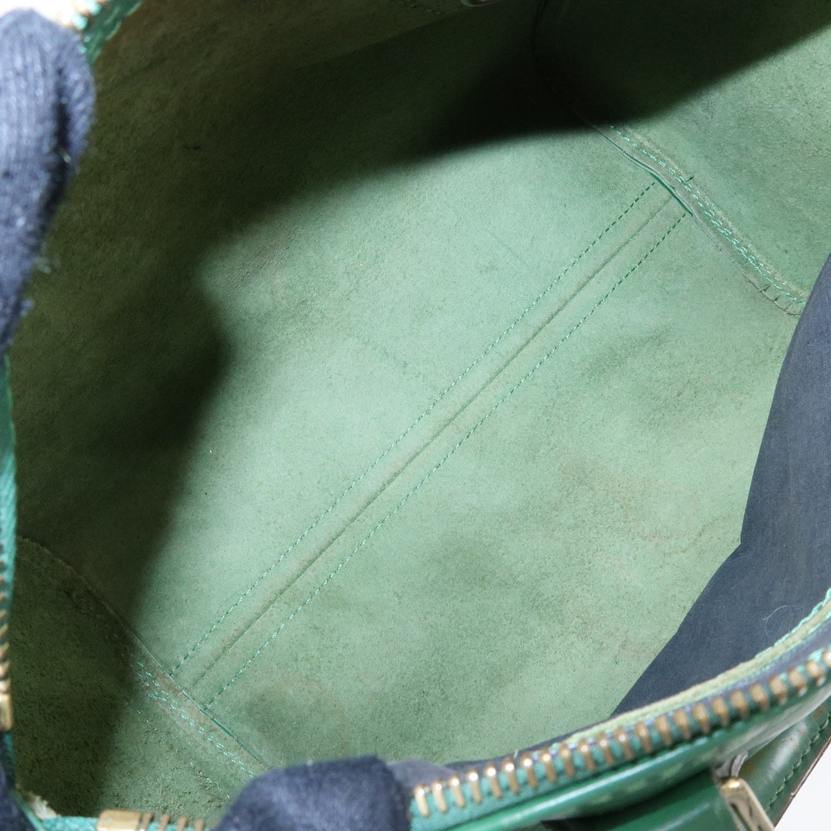 Louis Vuitton Speedy Epi Leather Green Leather Handbag (Pre-Owned)