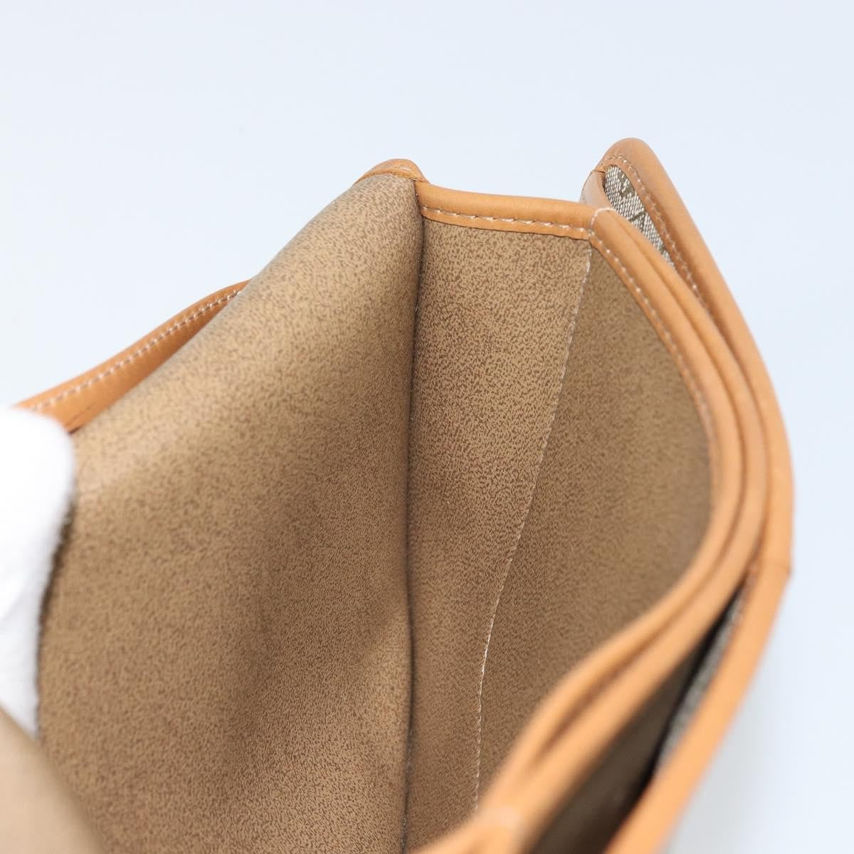 Christian Dior Vintage Honeycomb Clutch Canvas Beige Canvas Clutche & Pouche Bag (Pre-Owned)