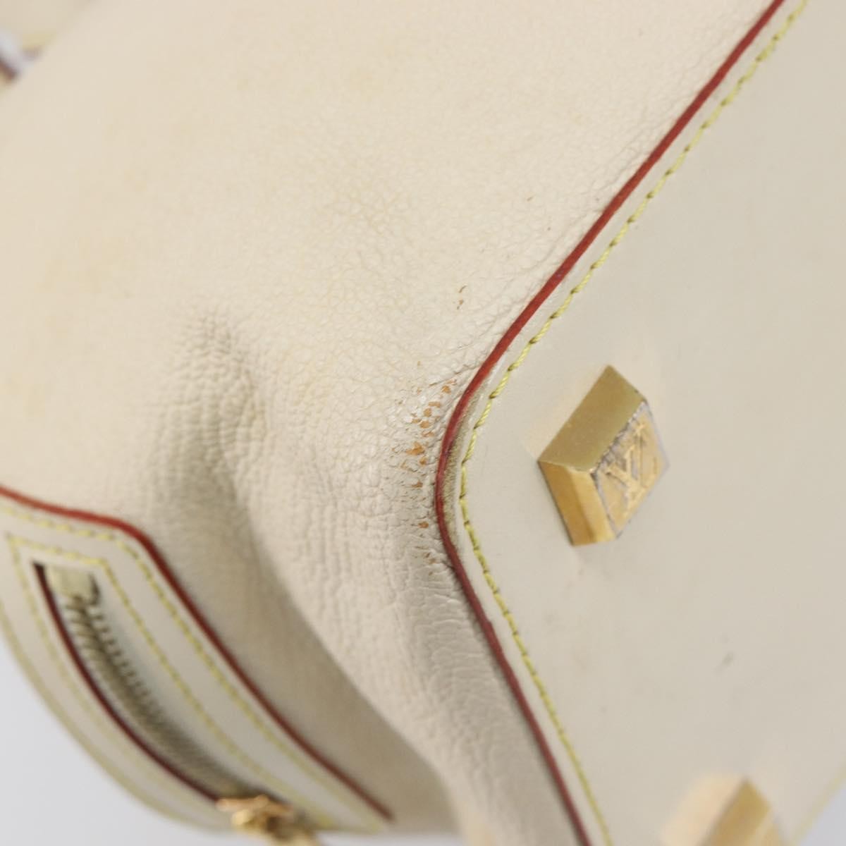 Louis Vuitton Suhali L'ingenieux Leather White Leather Handbag (Pre-Owned)