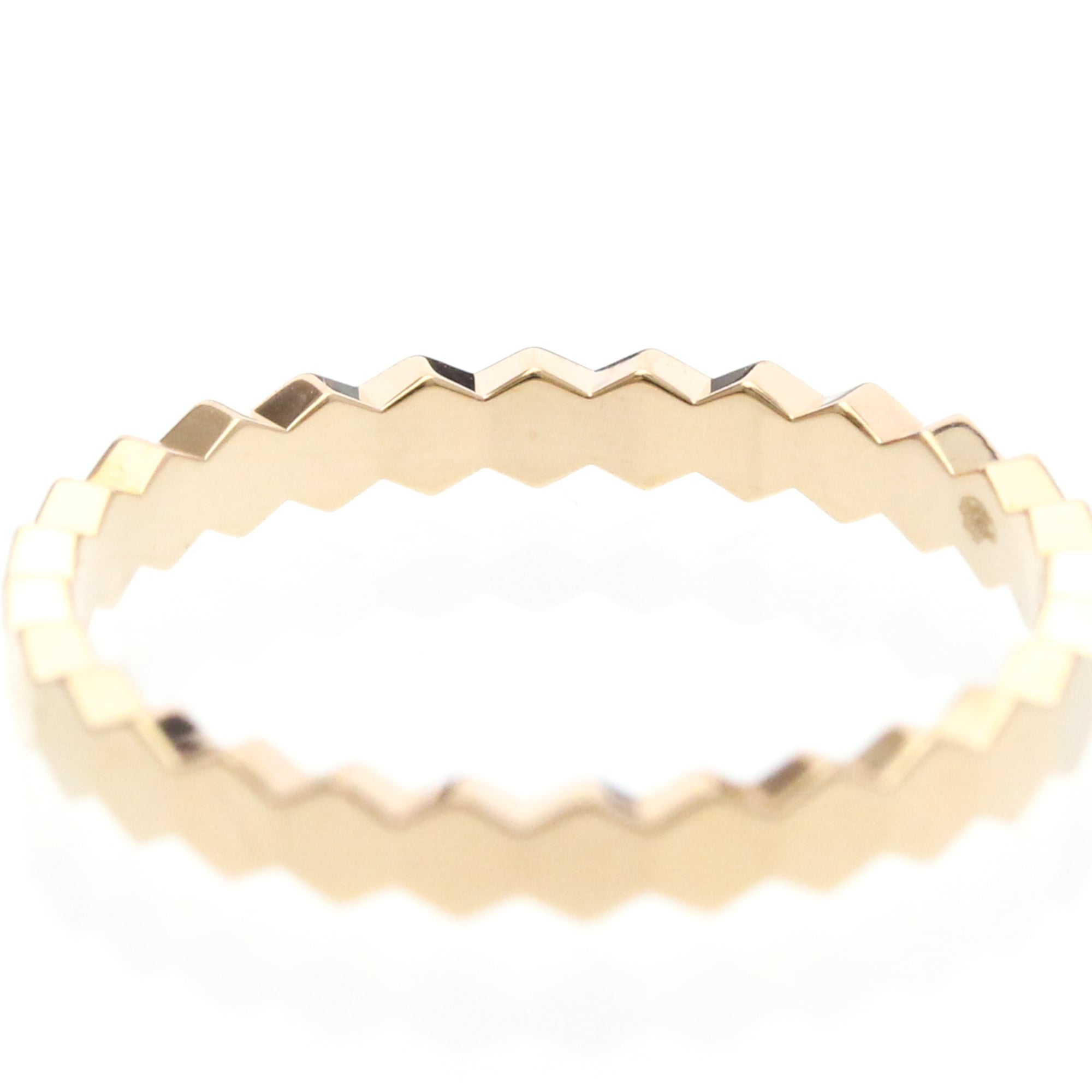 Chaumet Bee My Love Band 18K Rose Gold Gold Pink_Gold Ring Jewelry (Pre-Owned)