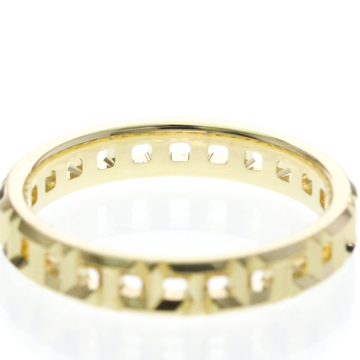 Tiffany & Co. T True 18K Yellow Gold Gold Yellow_Gold Ring Jewelry (Pre-Owned)