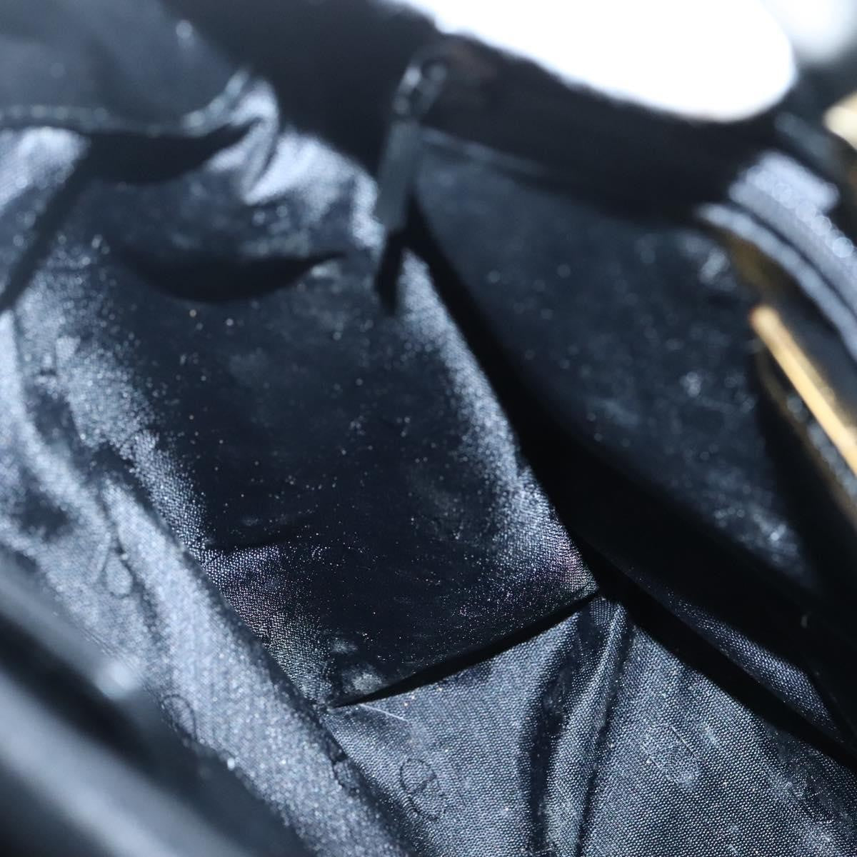 Valentino Garavani Vintage Leather Black Leather Shoulder Bag Bag (Pre-Owned)