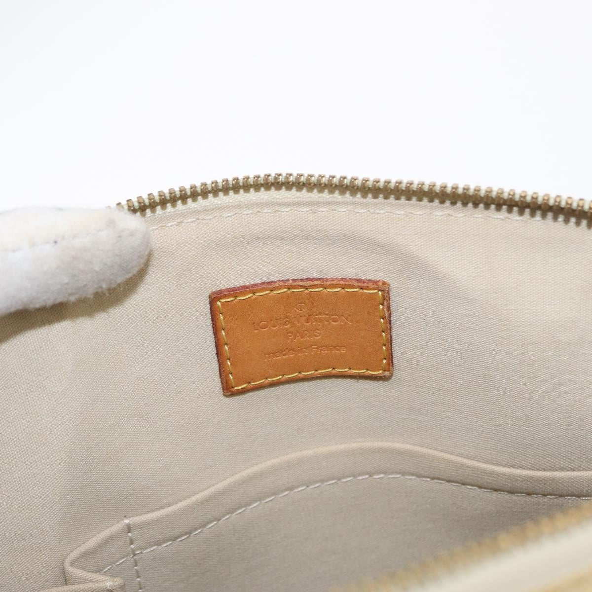 Louis Vuitton Alma Patent Leather Beige Patent_Leather Handbag (Pre-Owned)