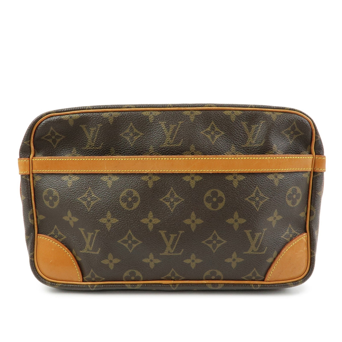Louis Vuitton Compiegne Cosmetic Monogram Canvas Brown Canvas Toiletry Case Accessory (Pre-Owned)