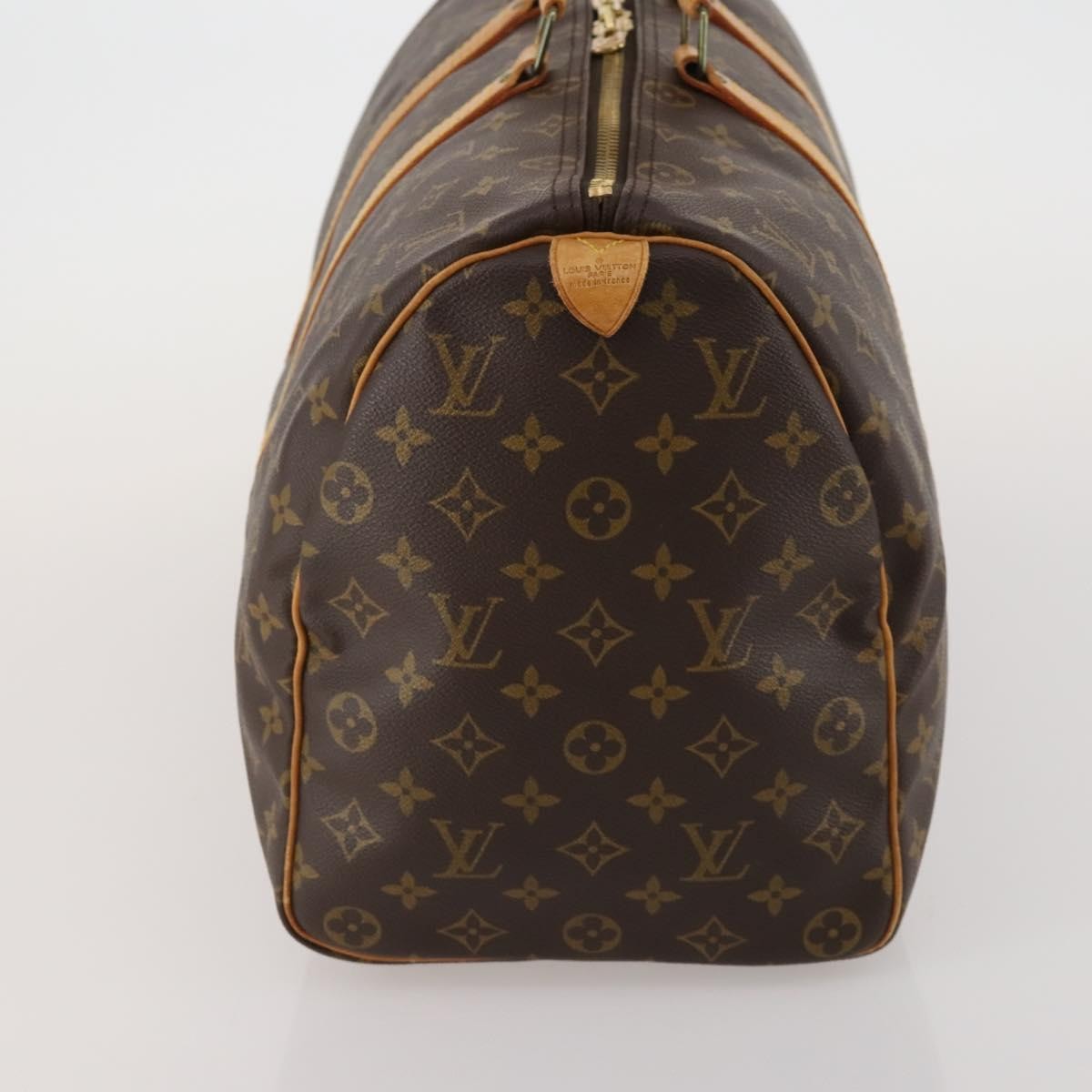 Louis Vuitton Keepall Monogram Canvas Brown Canvas Travel Bag Bag (Pre-Owned)