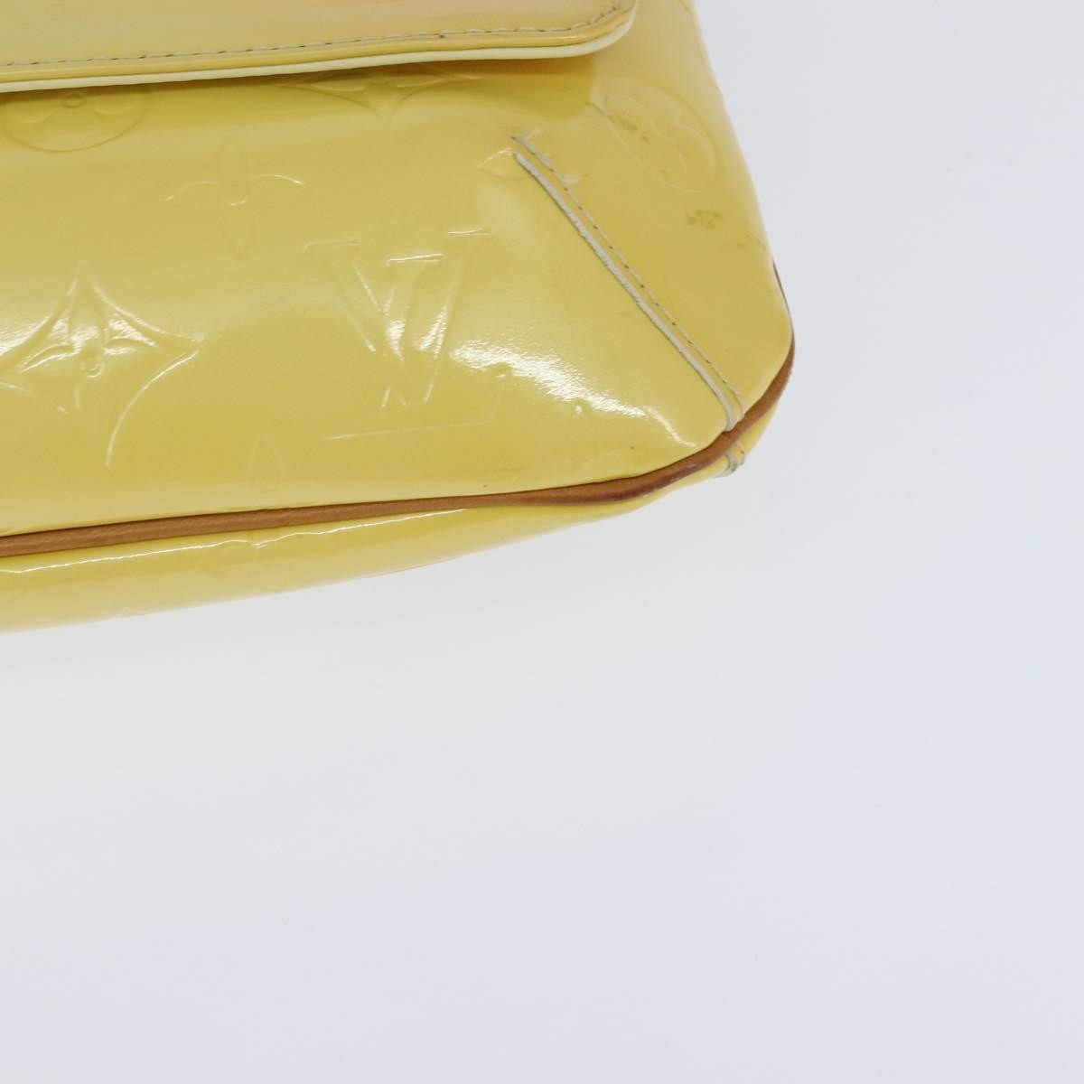 Louis Vuitton Thompson Street Monogram Vernis Yellow Patent_Leather Handbag (Pre-Owned)