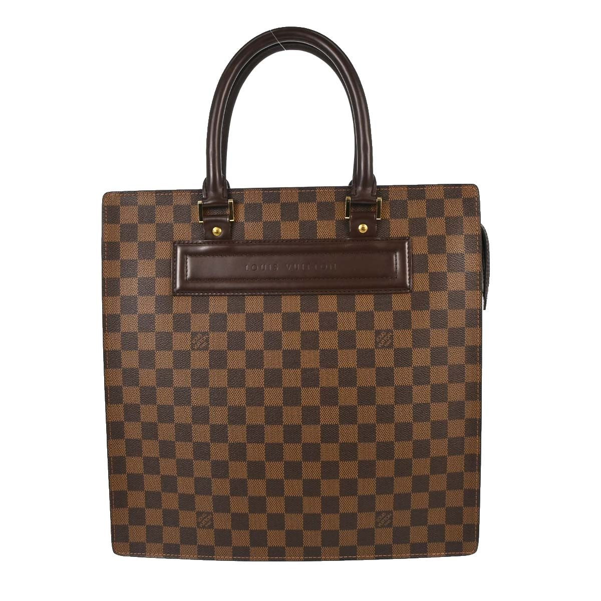 Louis Vuitton Venice Sac Plat Damier Ebene Brown Canvas Tote Bag Bag (Pre-Owned)