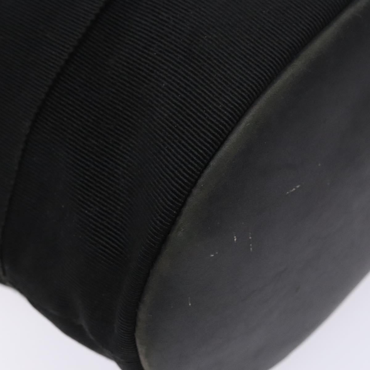 Salvatore Ferragamo Vala Canvas Black Canvas Shoulder Bag Bag (Pre-Owned)