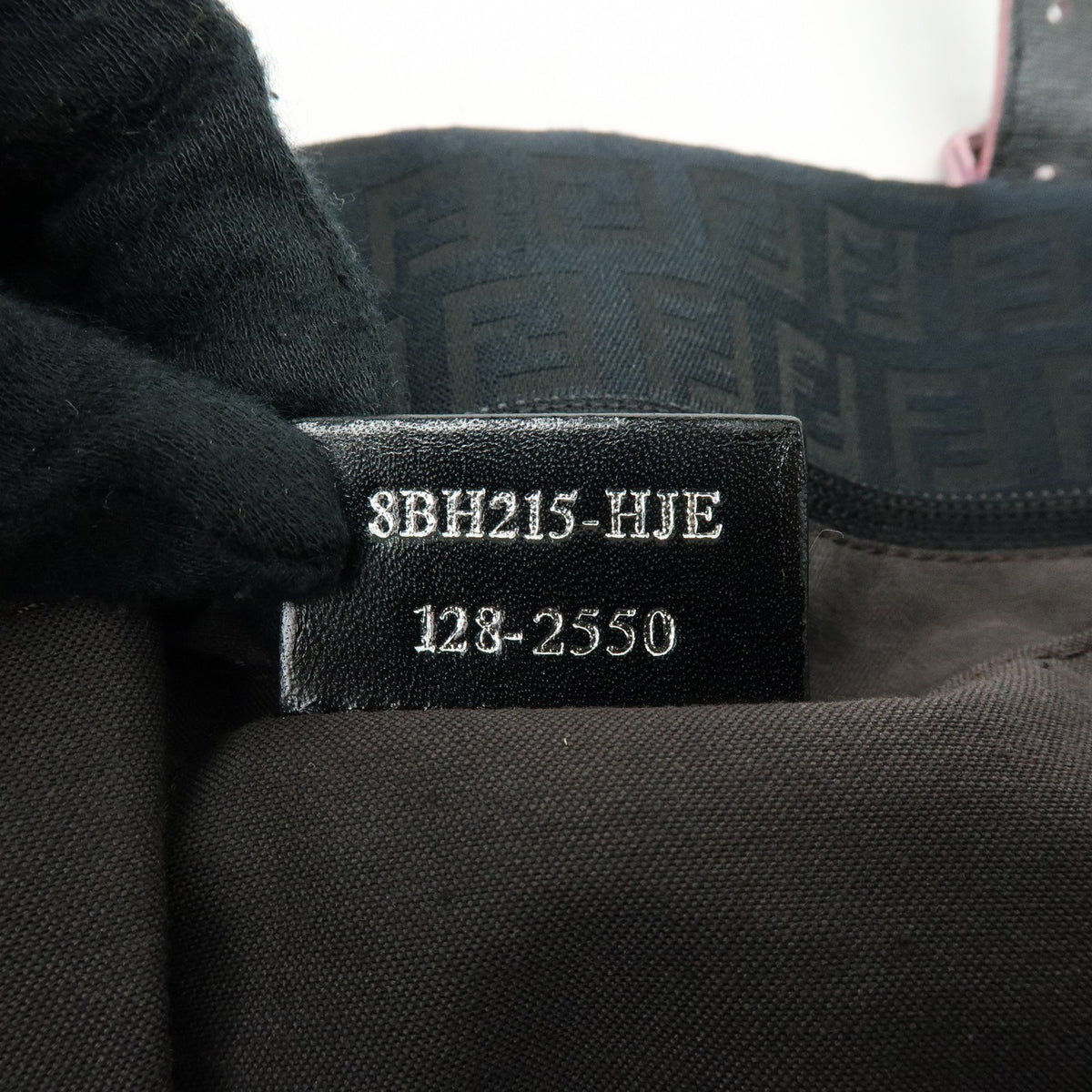 Fendi Superstar Zucchino Canvas Black Canvas Tote Bag Bag (Pre-Owned)