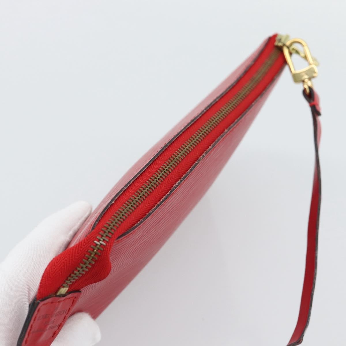 Louis Vuitton Pochette Accessoires Epi Red Leather Clutche & Pouche Bag (Pre-Owned)