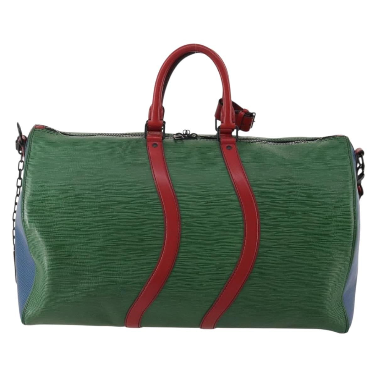 Louis Vuitton Wavy Keepall Bandouliere Monogram Canvas Multicolour Leather Travel Bag Bag (Pre-Owned)