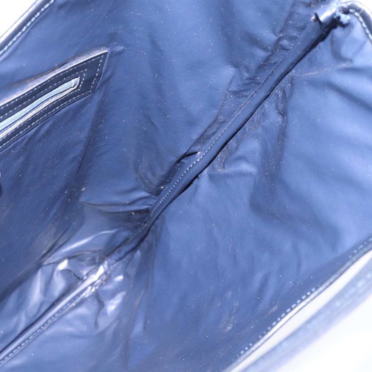 Celine C Sulky Canvas Navy Canvas Handbag (Pre-Owned)