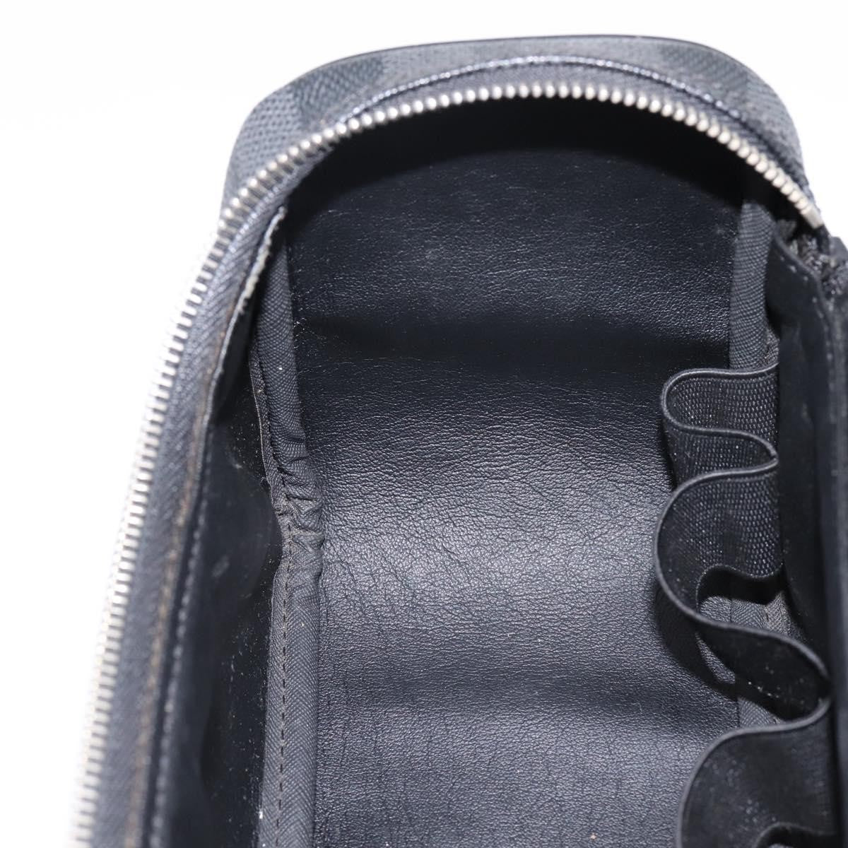 Louis Vuitton Trousse Toilette Damier Canvas Black Canvas Clutche & Pouche Bag (Pre-Owned)