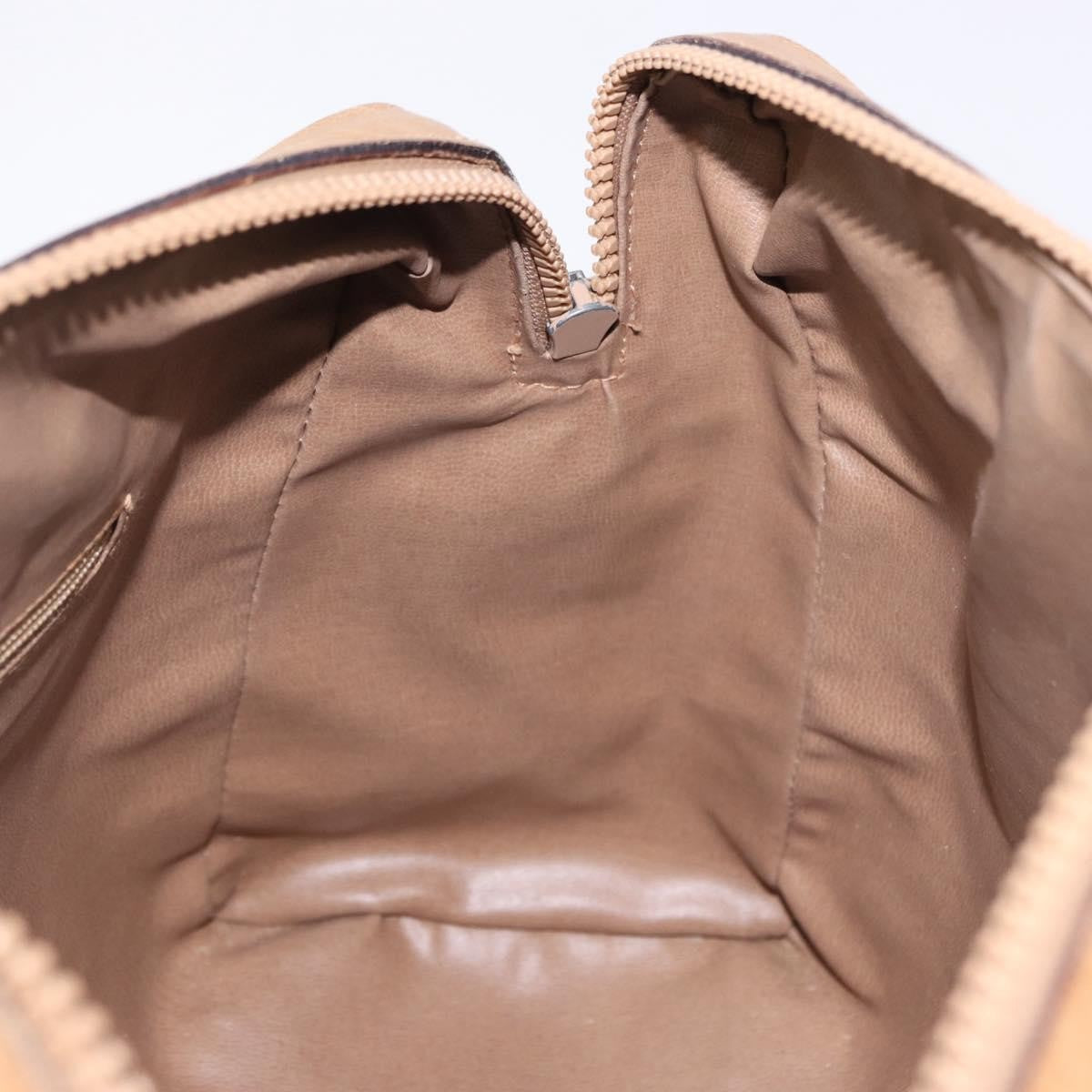 Celine C Macadam Canvas Beige Canvas Handbag (Pre-Owned)