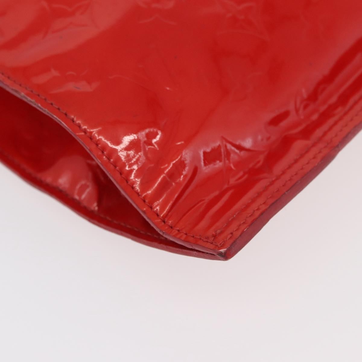 Louis Vuitton Stanton Monogram Vernis Red Patent_Leather Tote Bag Bag (Pre-Owned)