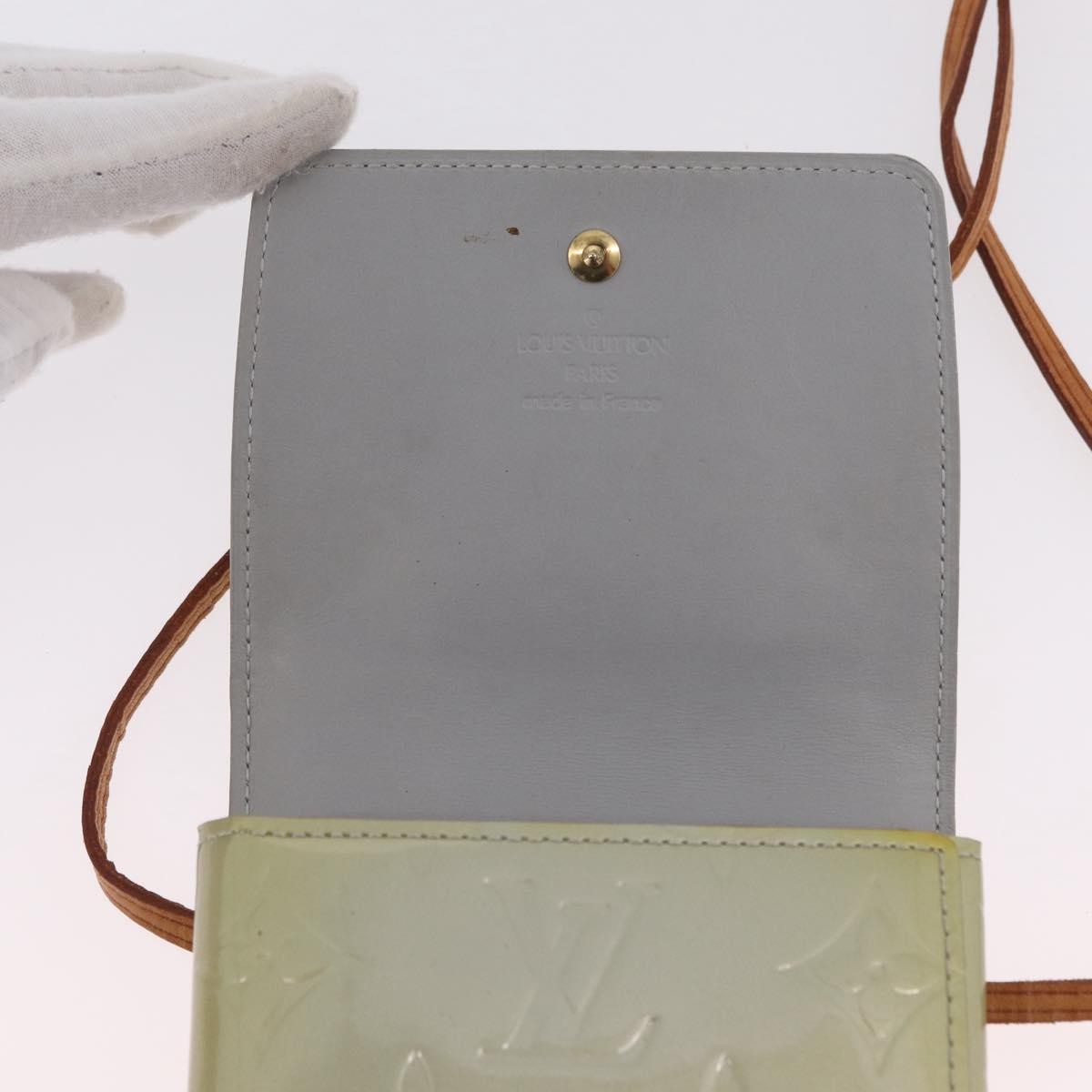 Louis Vuitton Walker Monogram Vernis Gray Patent_Leather Wallets Accessory (Pre-Owned)