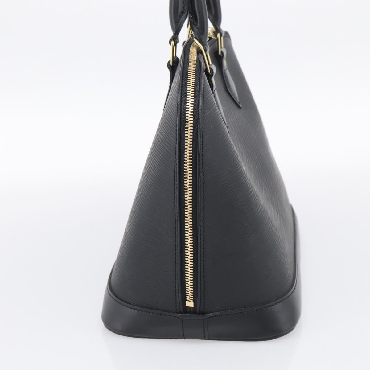 Louis Vuitton Alma Epi Leather Black Leather Handbag (Pre-Owned)
