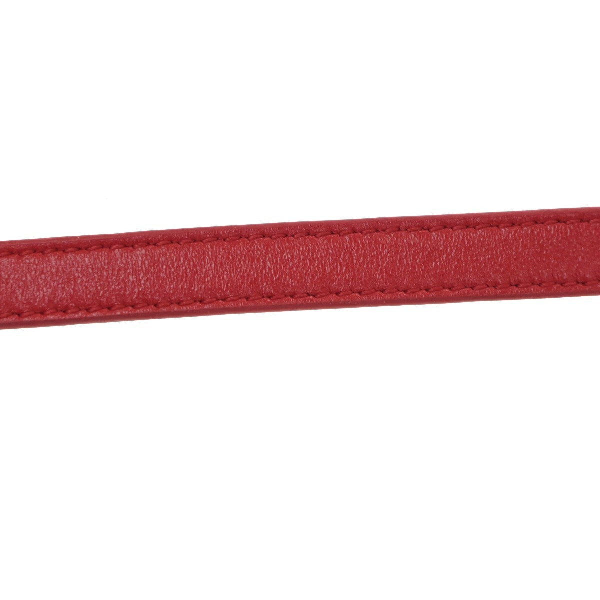 Bvlgari Serpenti Forever Double Wrap Leather Red Leather Bracelet Jewelry (Pre-Owned)