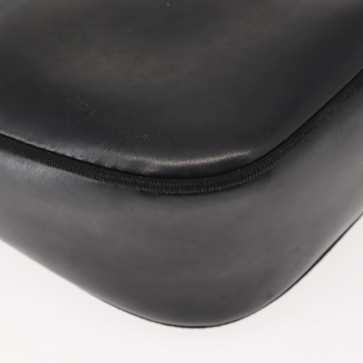 Salvatore Ferragamo Vala Leather Black Leather Shoulder Bag Bag (Pre-Owned)