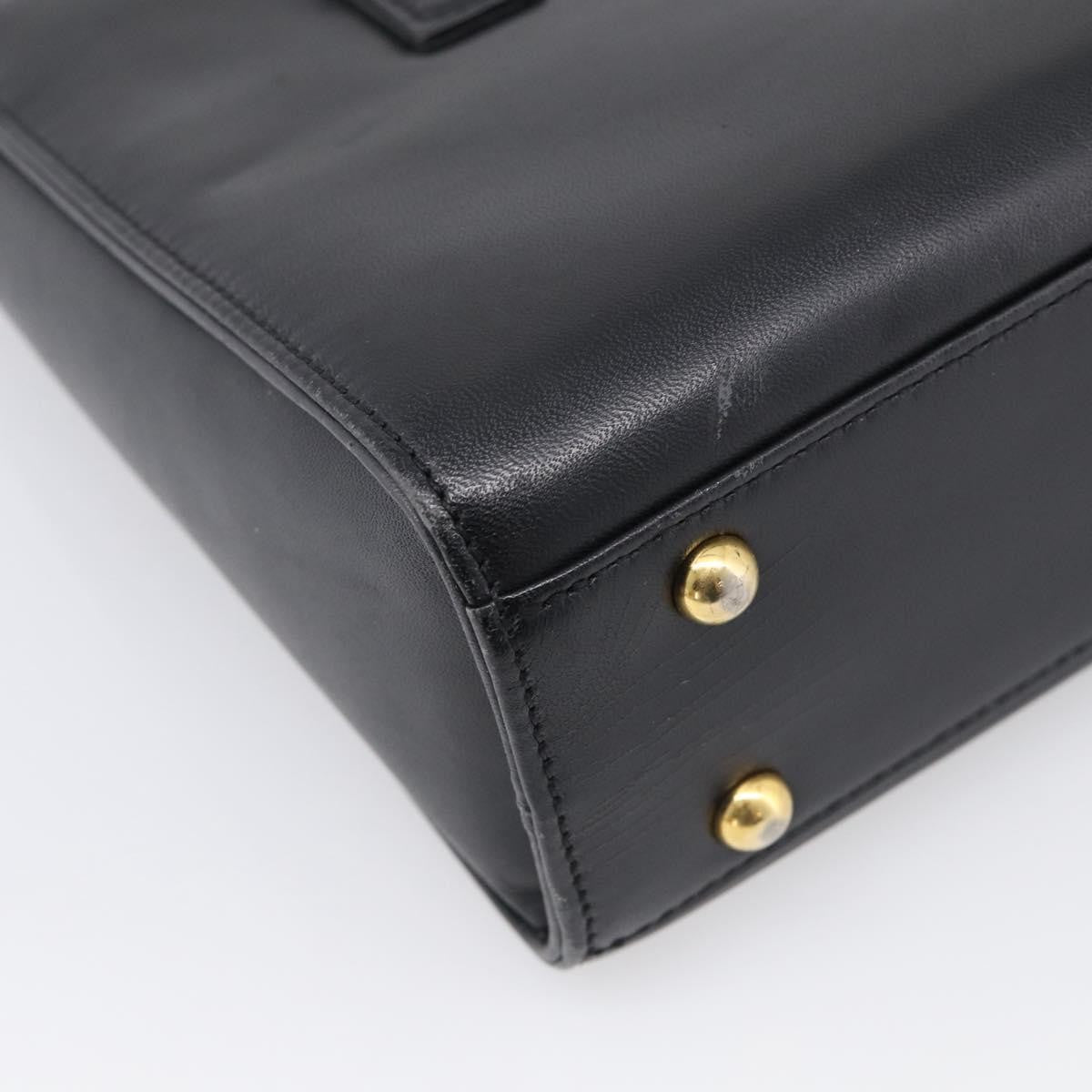 Givenchy Handbag Leather Black Leather Handbag (Pre-Owned)