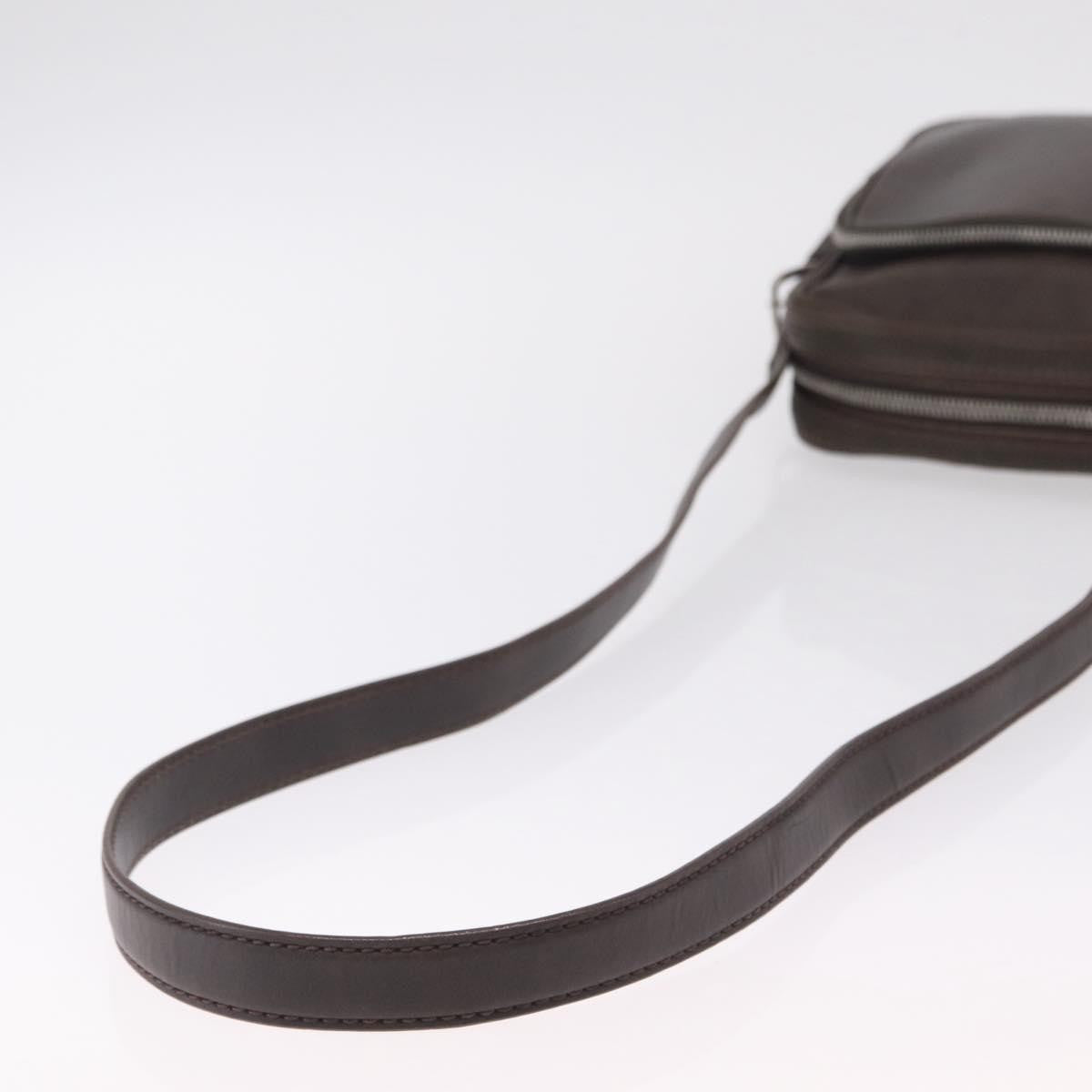 Louis Vuitton Bequia Trotter Messenger Nomade Leather Brown Leather Handbag (Pre-Owned)