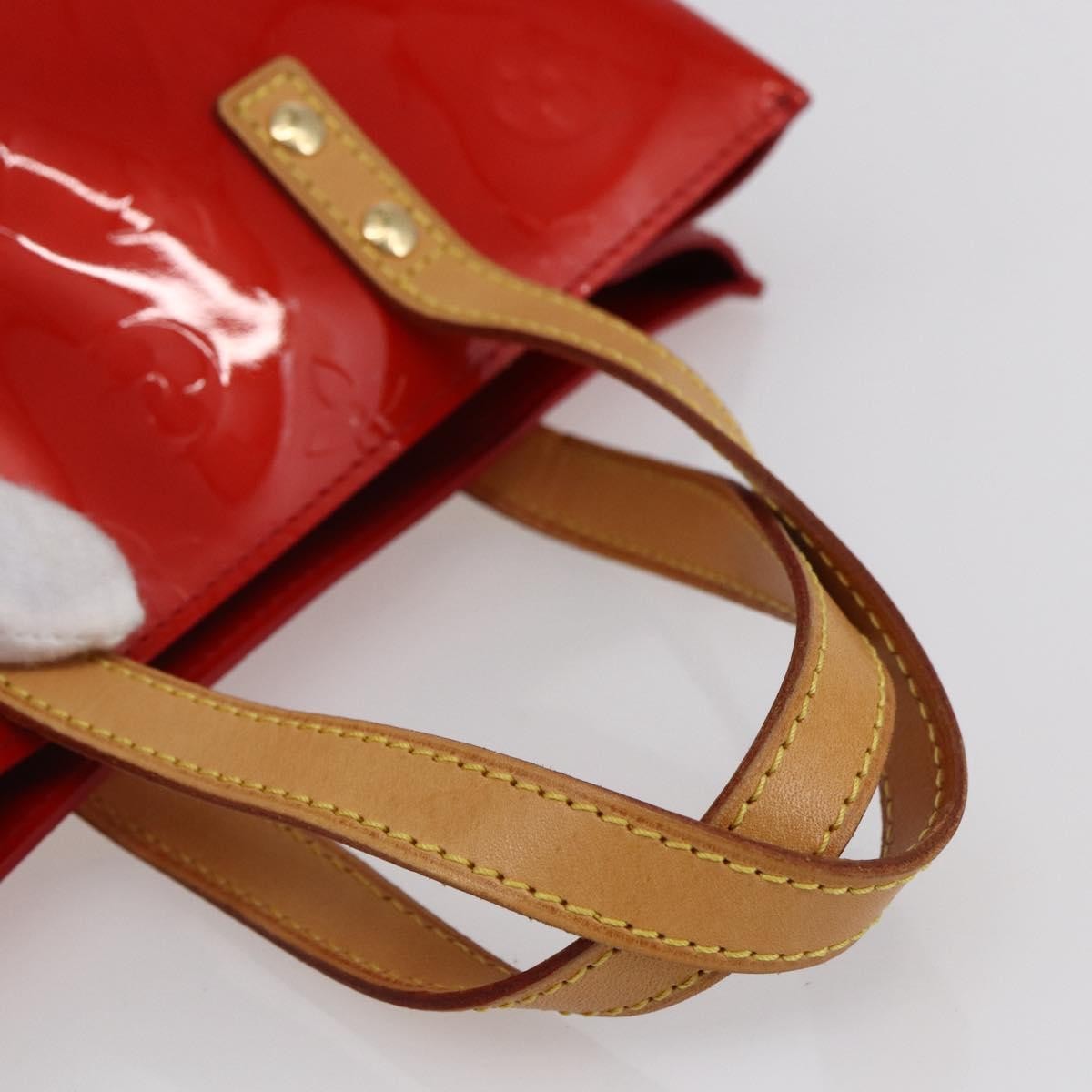 Louis Vuitton Reade Monogram Vernis Red Patent_Leather Handbag (Pre-Owned)