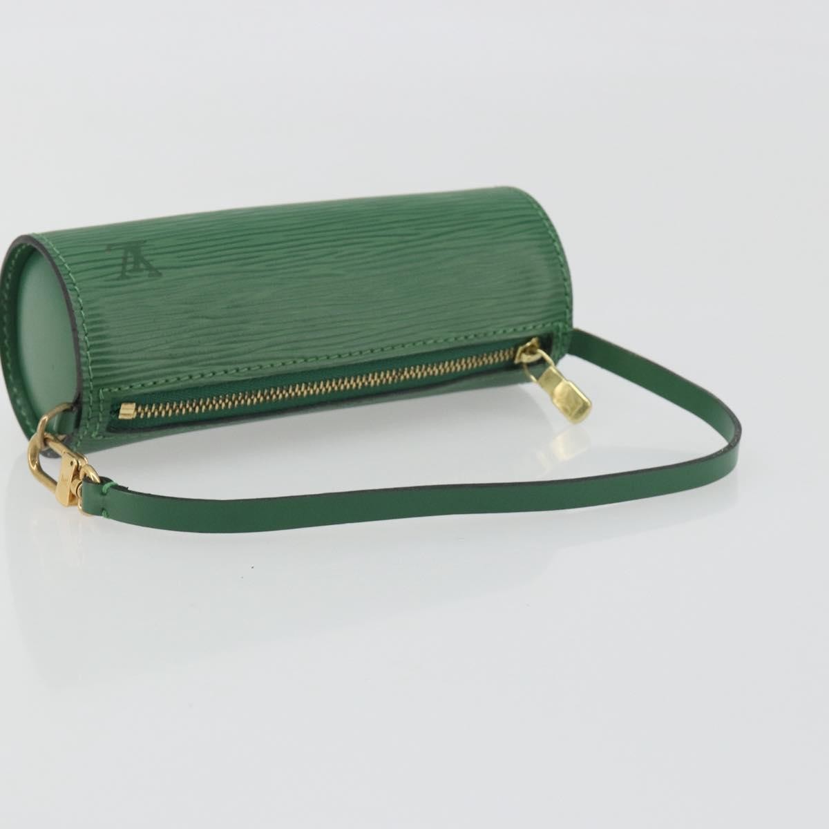 Louis Vuitton Soufflot Pochette Epi Leather Green Leather Clutche & Pouche Bag (Pre-Owned)