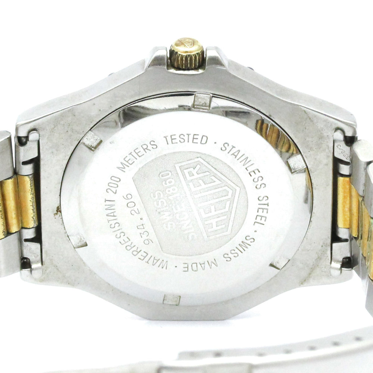 Tag Heuer 3000 Professional 200M Stainless Steel With Gold Plated Watch (Pre-Owned)