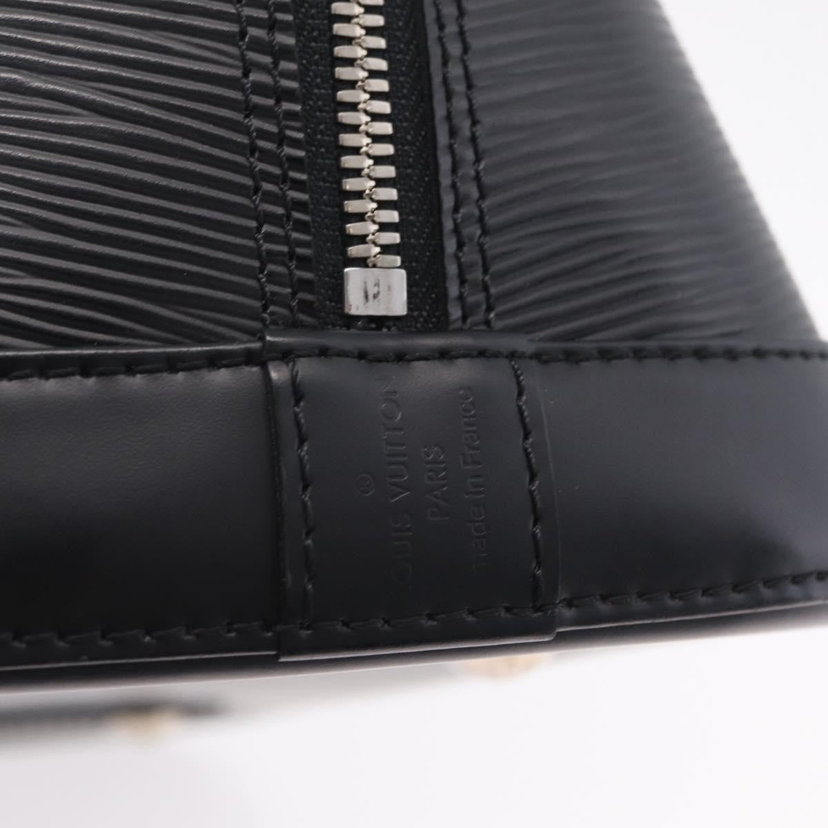 Louis Vuitton Alma Epi Leather Black Leather Handbag (Pre-Owned)