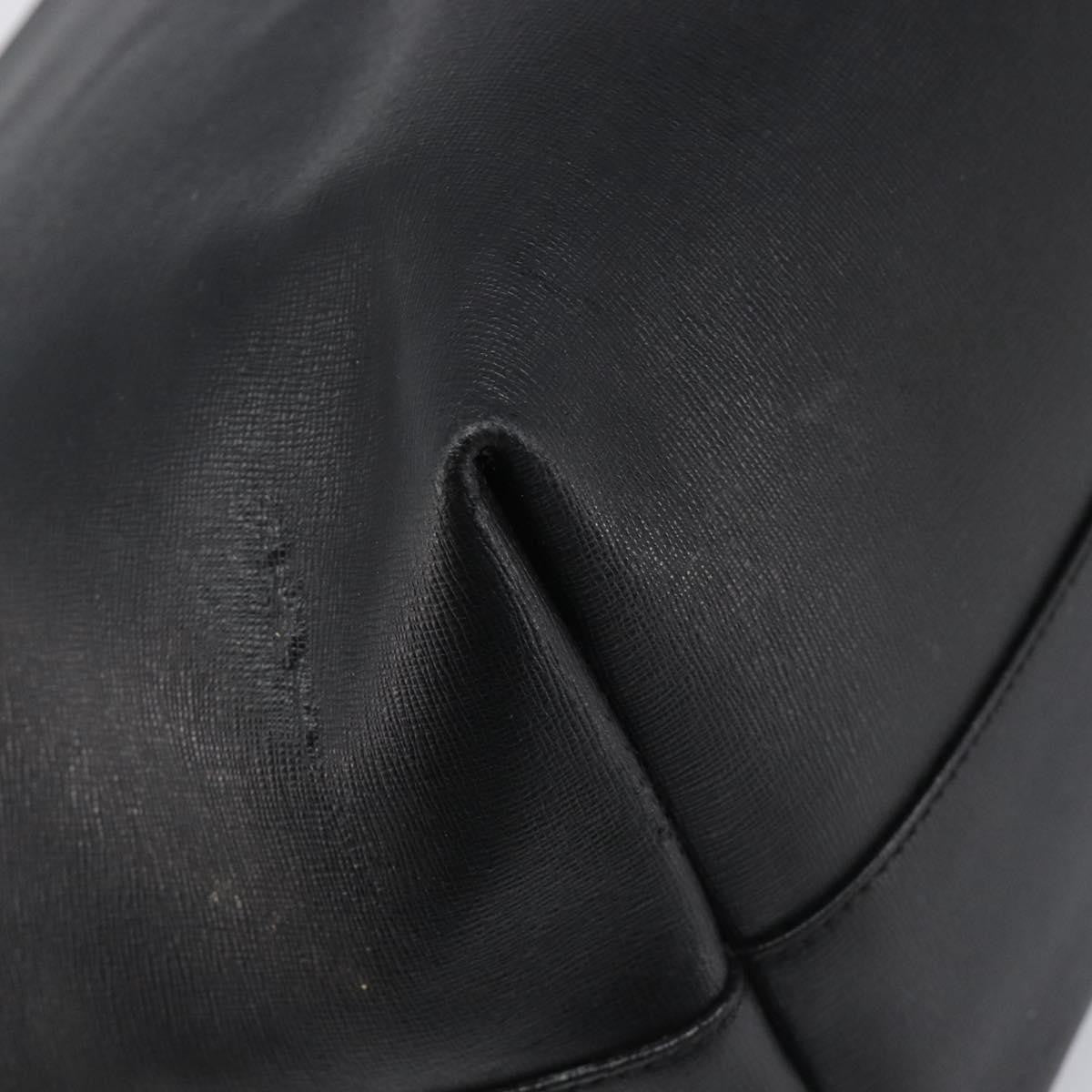 Fendi Monster Roll Leather Black Leather Tote Bag Bag (Pre-Owned)
