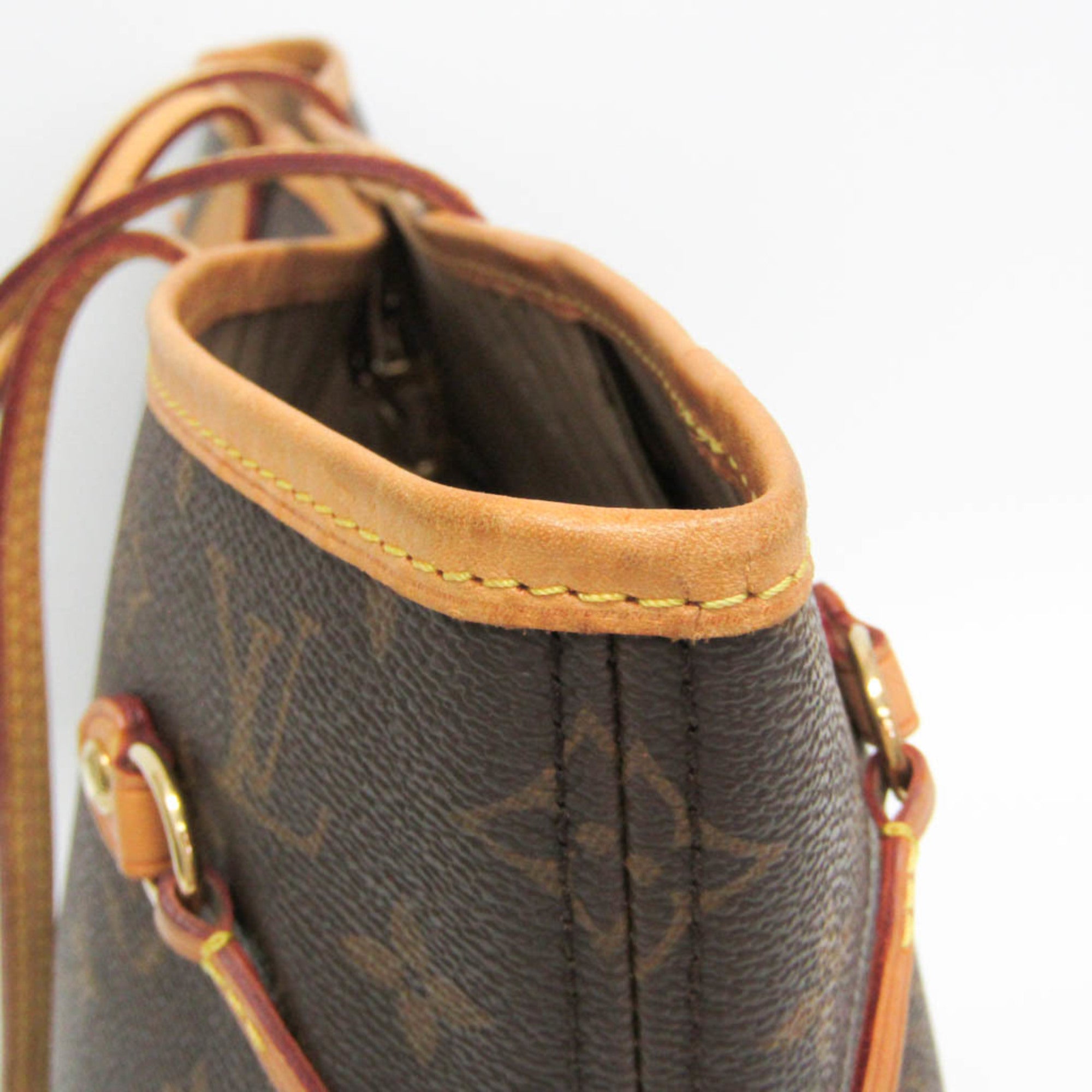 Louis Vuitton Neverfull Monogram Canvas Brown Canvas Tote Bag Bag (Pre-Owned)