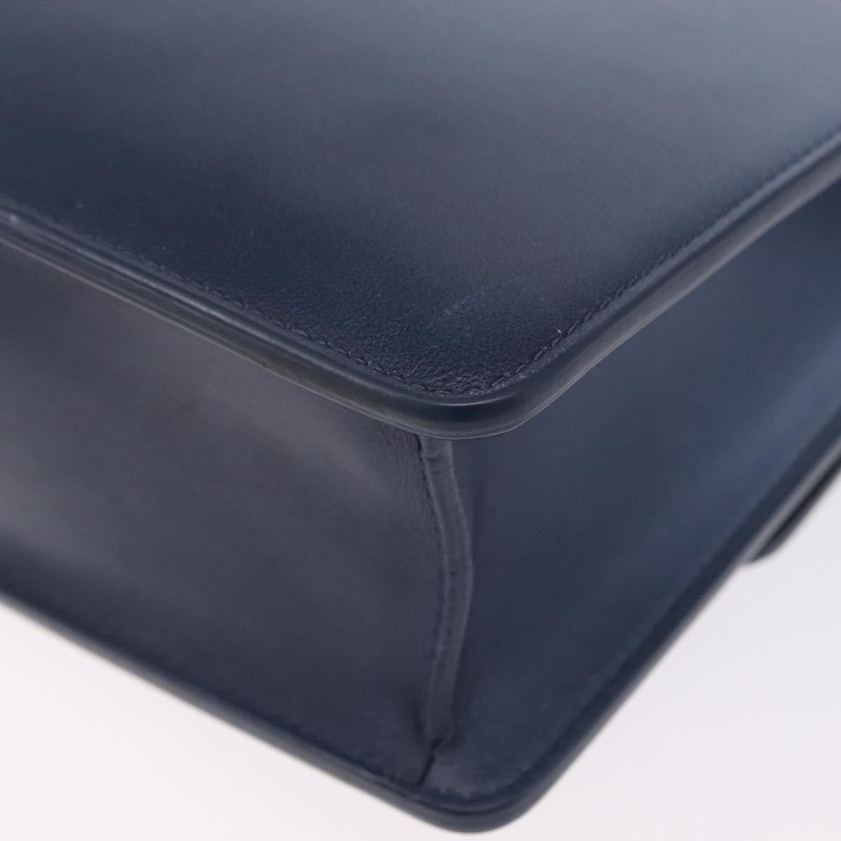Christian Dior 30 Montaigne Flap Gradient Leather Blue Leather Shoulder Bag Bag (Pre-Owned)