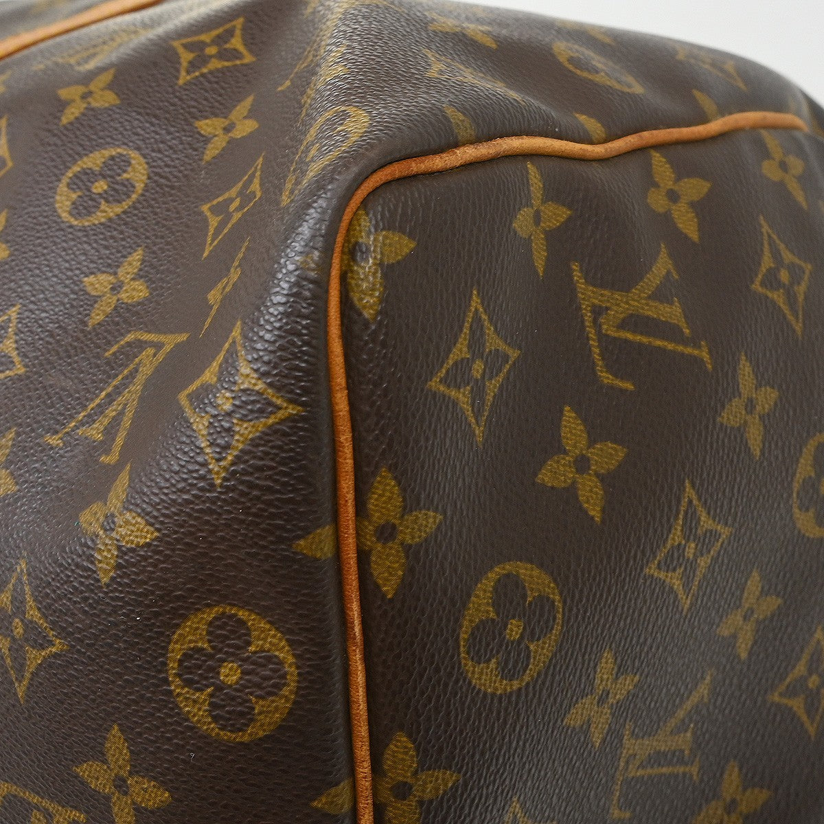 Louis Vuitton Keepall Monogram Canvas Brown Canvas Travel Bag Bag (Pre-Owned)