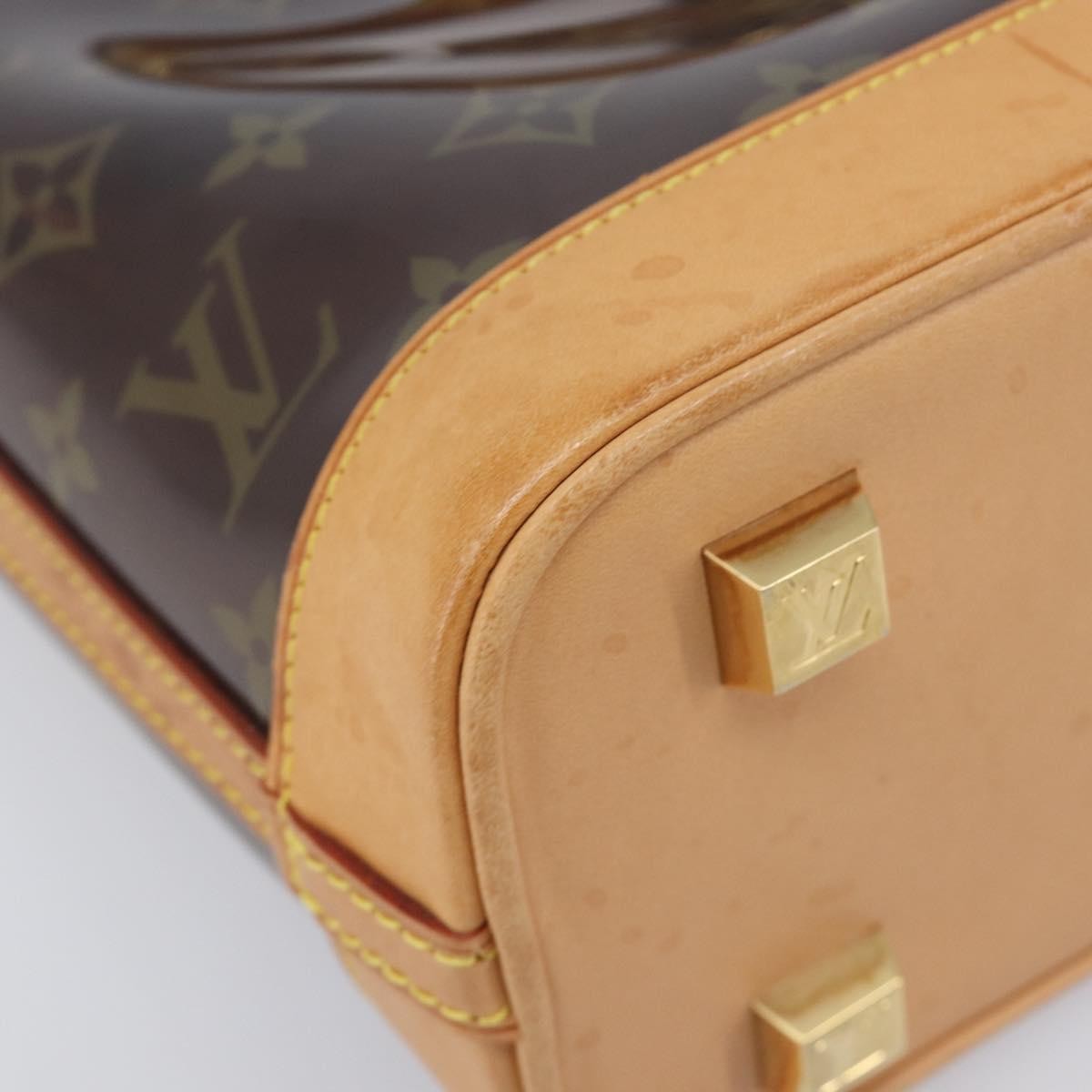 Louis Vuitton Sac Ambre Monogram Vinyl Brown Plastic Handbag (Pre-Owned)