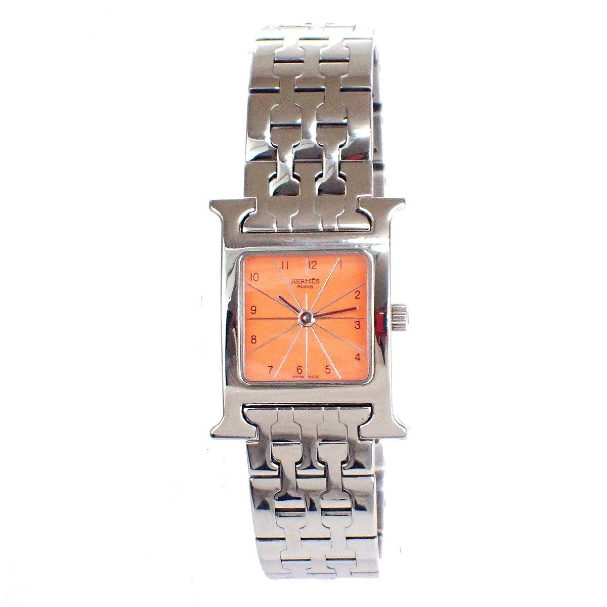 Hermes Heure H Quartz Stainless Steel Watch (Pre-Owned)