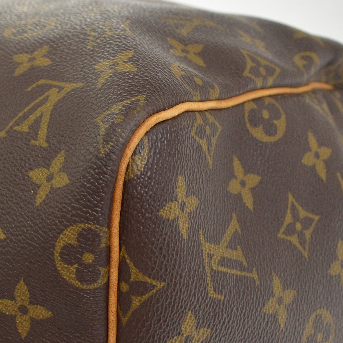 Louis Vuitton Keepall Monogram Canvas Brown Canvas Travel Bag Bag (Pre-Owned)