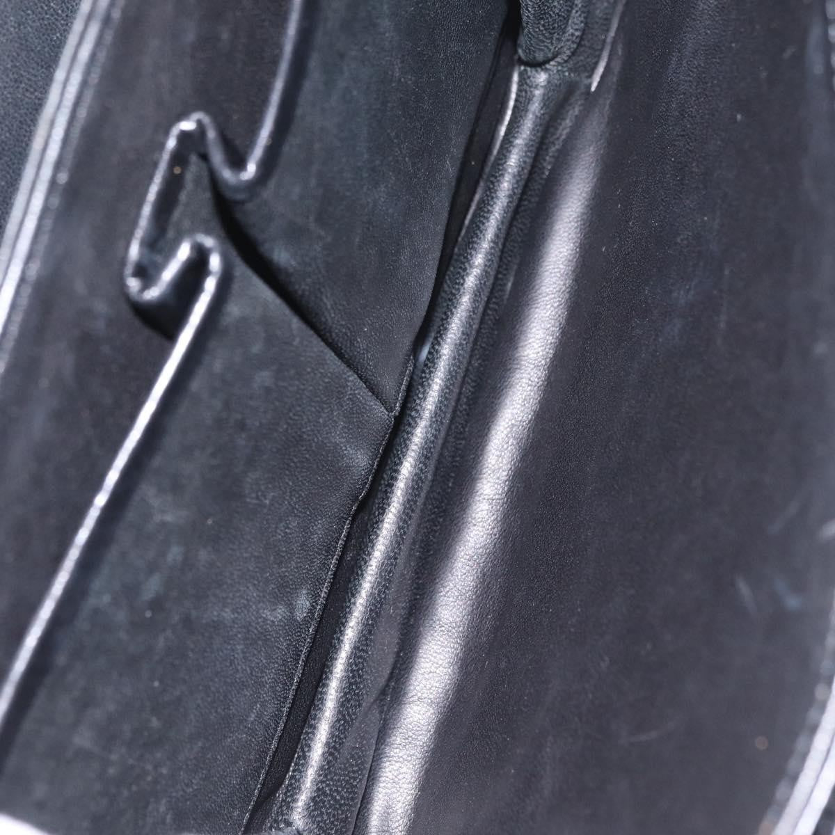 Celine Handbag Leather Black Leather Handbag (Pre-Owned)
