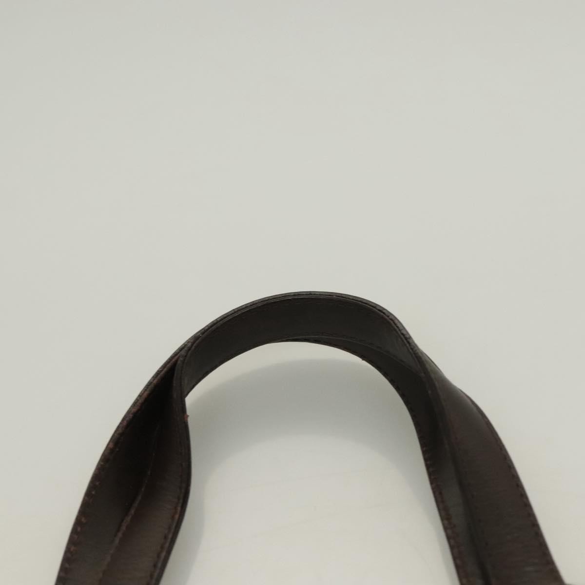 Burberry Vintage Leather Brown Leather Handbag (Pre-Owned)