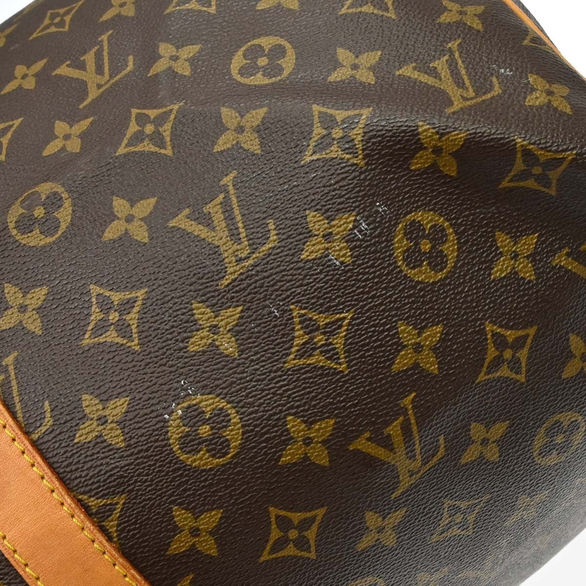 Louis Vuitton Keepall Monogram Canvas Brown Canvas Travel Bag Bag (Pre-Owned)